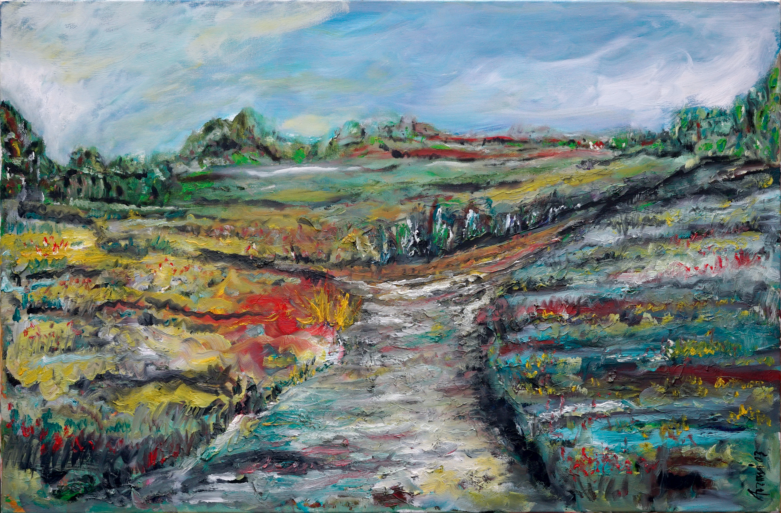 decision 60x90 cm,, oil on canvas