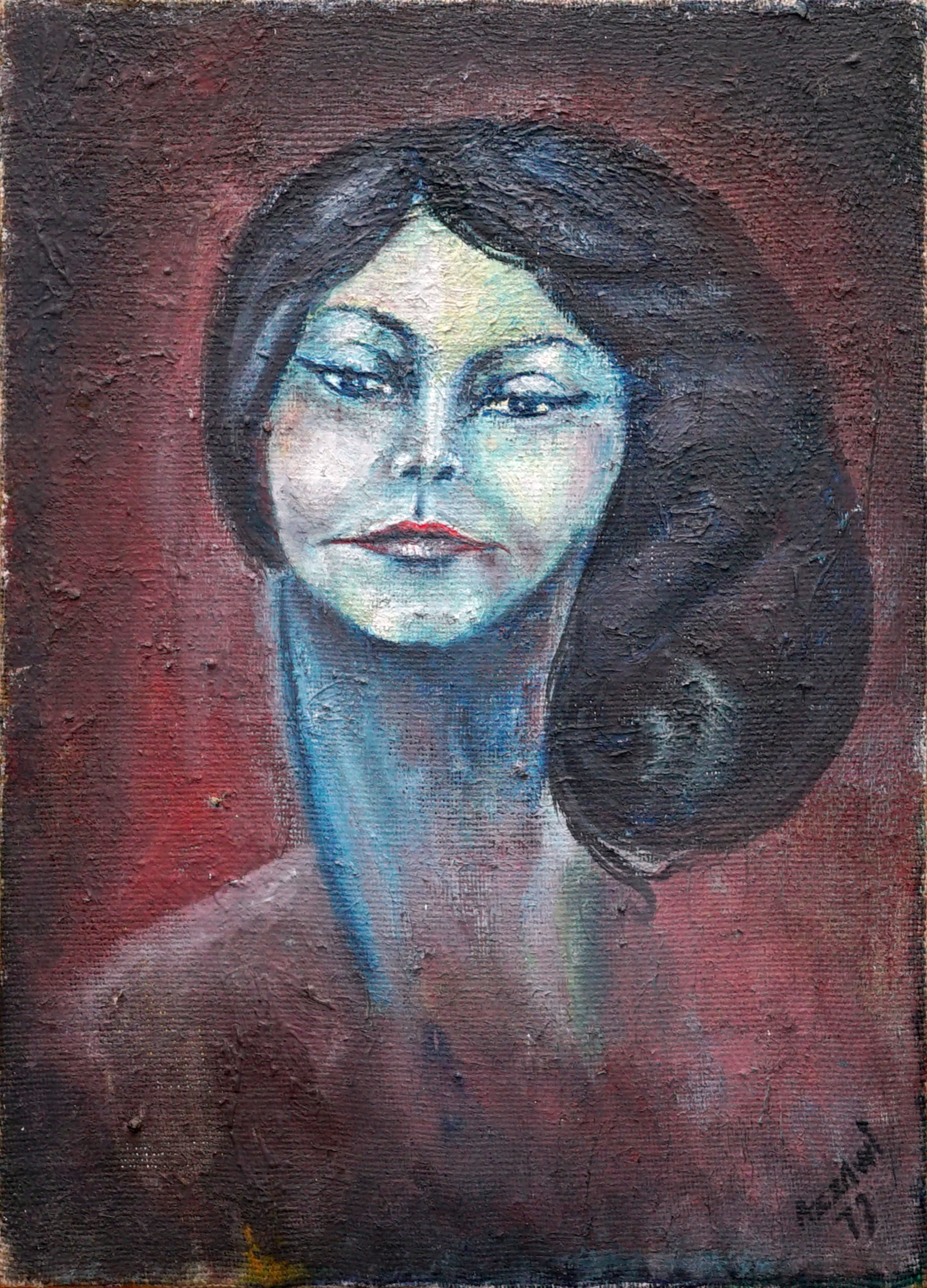 egyptian woman 40x55 cm, oil on canvas