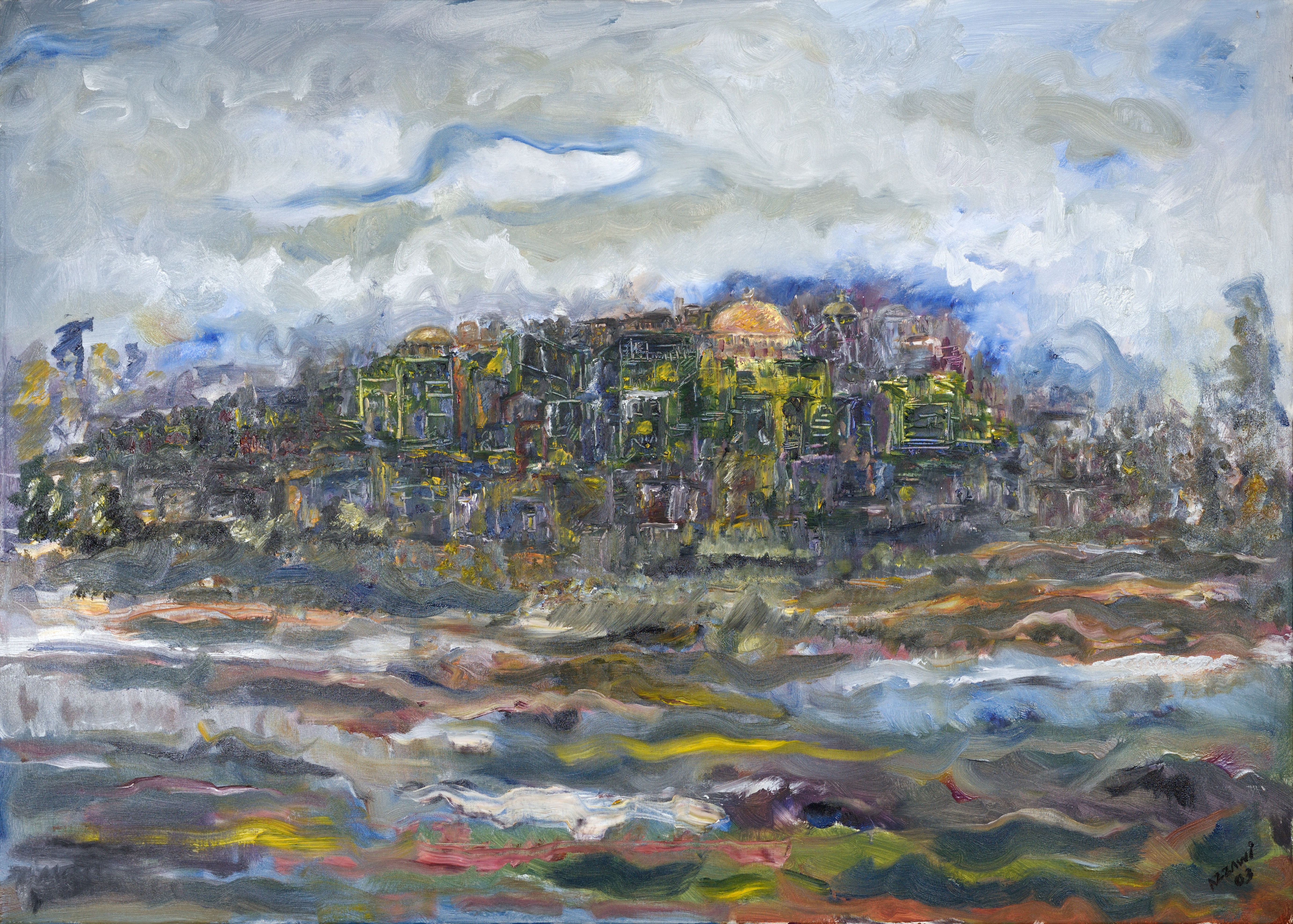jeruschalajim, 140x100 cm, oil on canvas